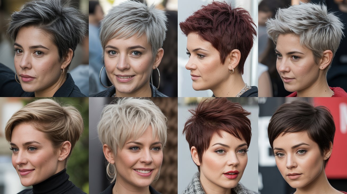 Thick Hair Short Spiky Hairstyles