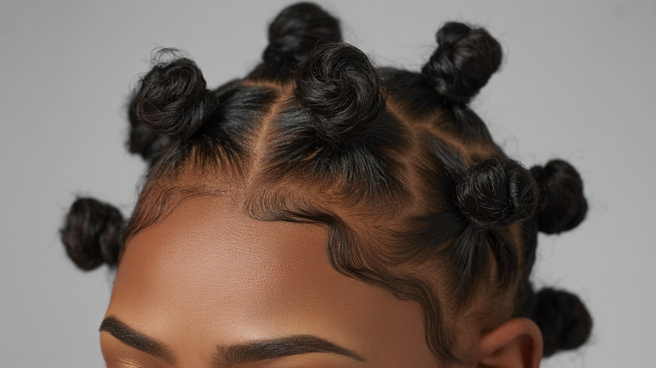 Natural Hair Bantu Knot
