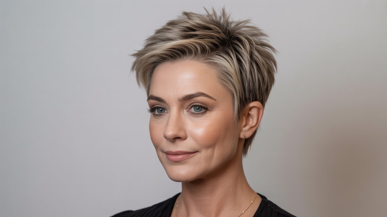 Short Spiky Cuts for a Clean