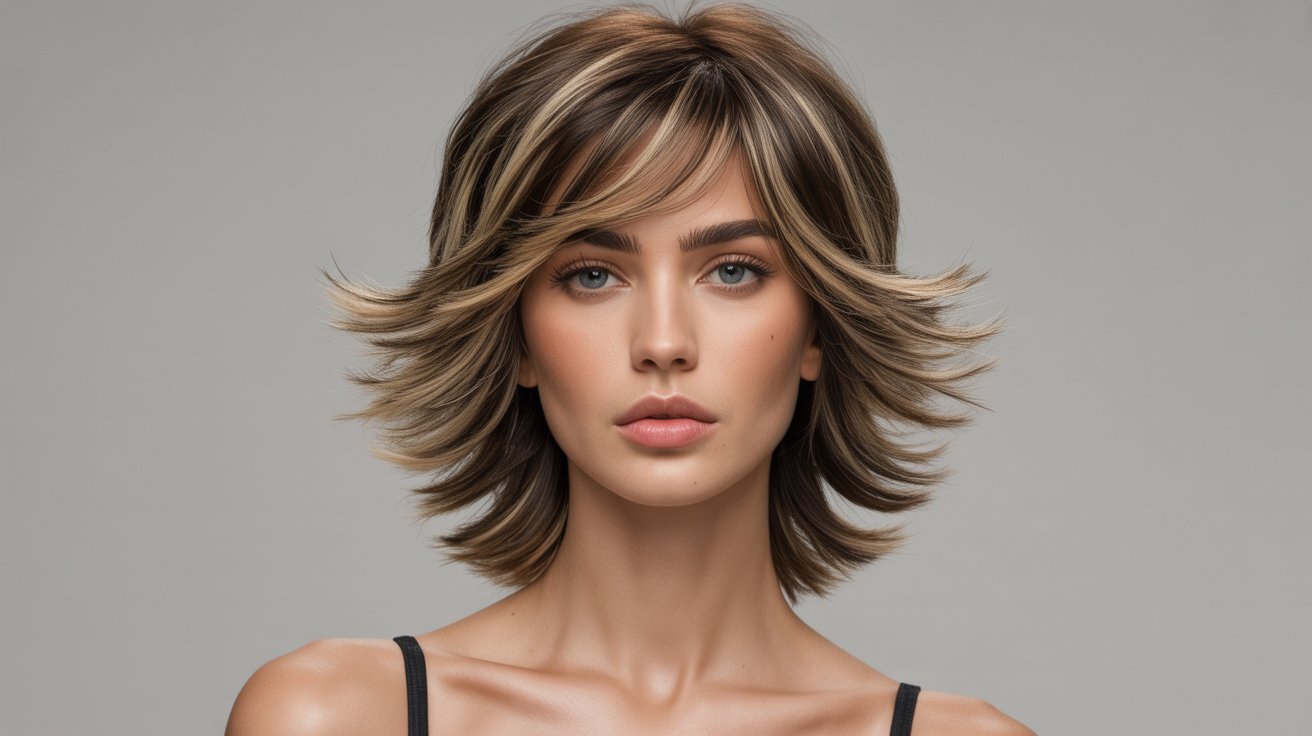 Trendy, Modern Layered Lobs