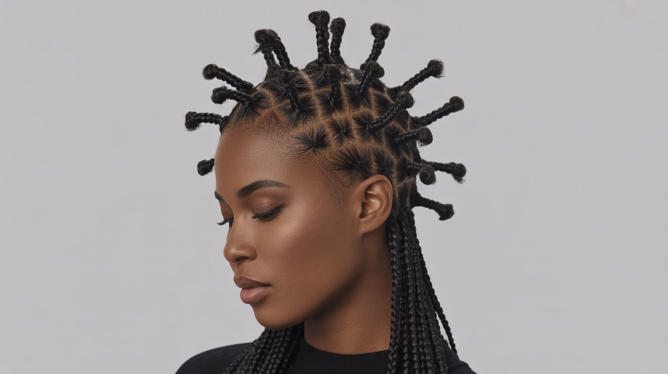 Hawk-Style Small Box Braids
