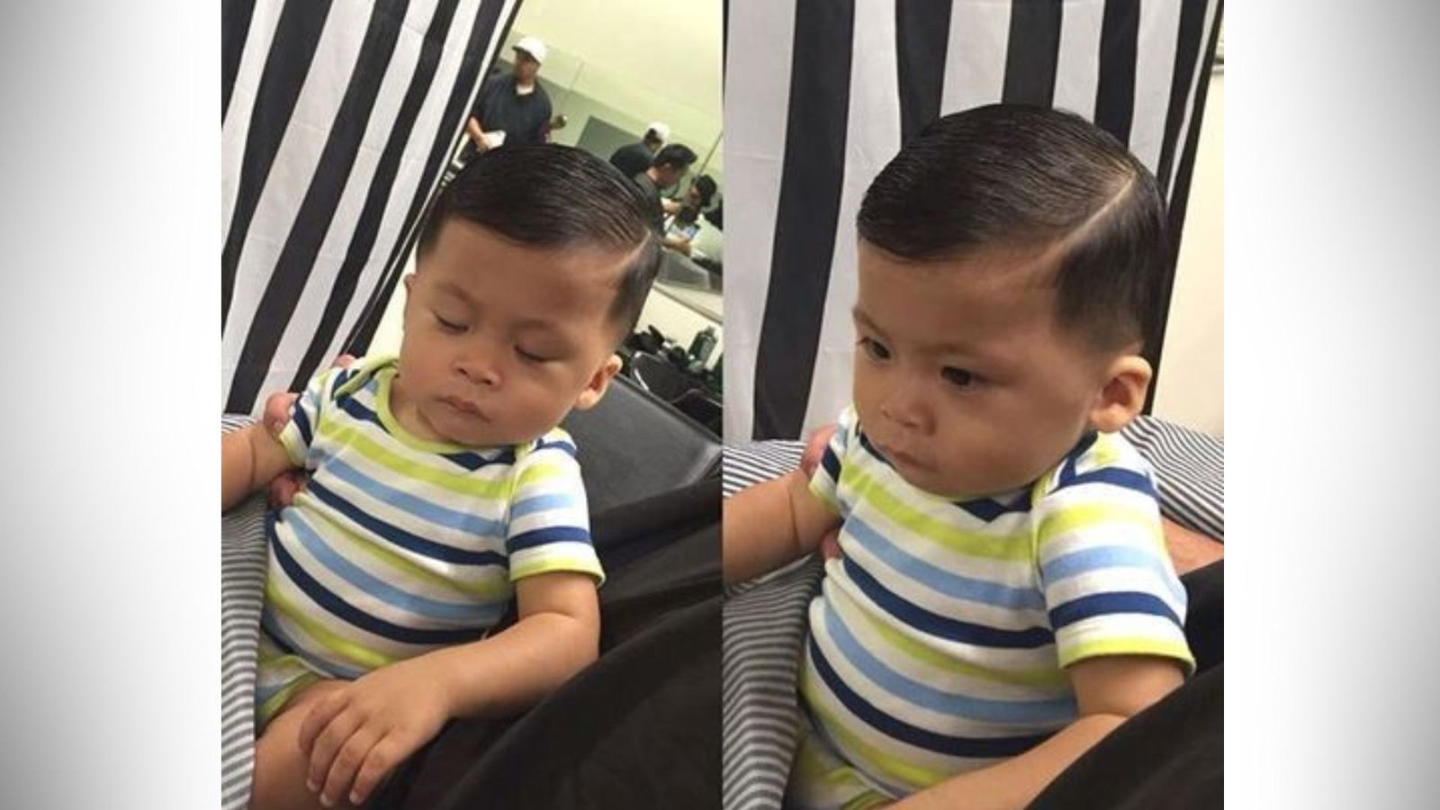 Side-Part Baby Cut