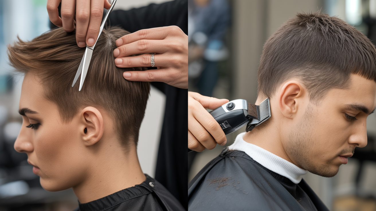 Technique Differences Between Scissor and Clipper Cuts