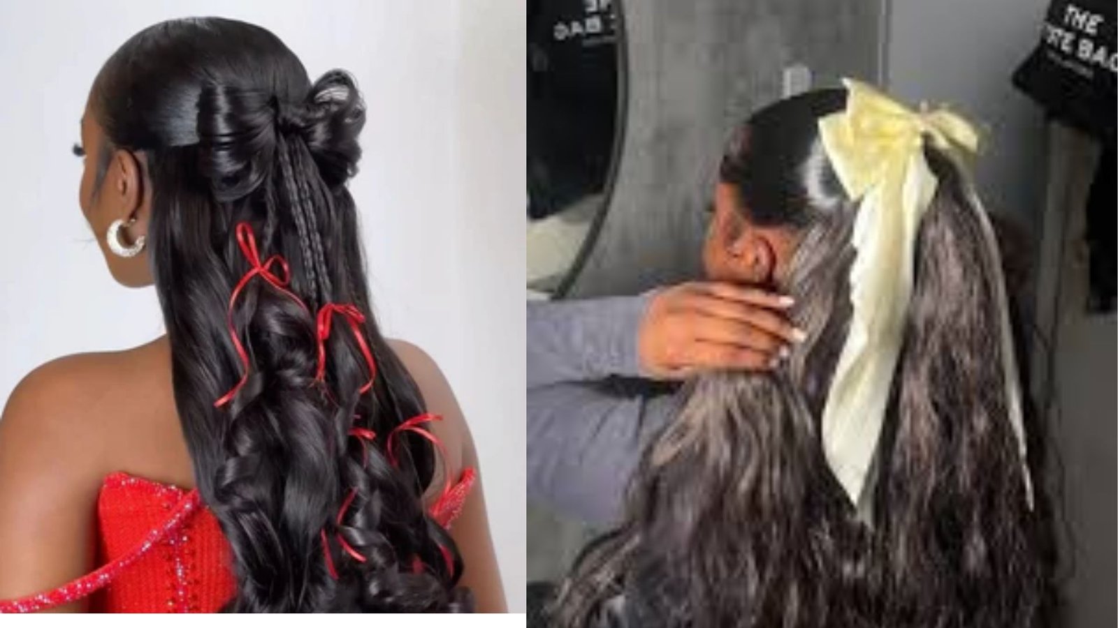 Half Up, Half Down With Hair Bow