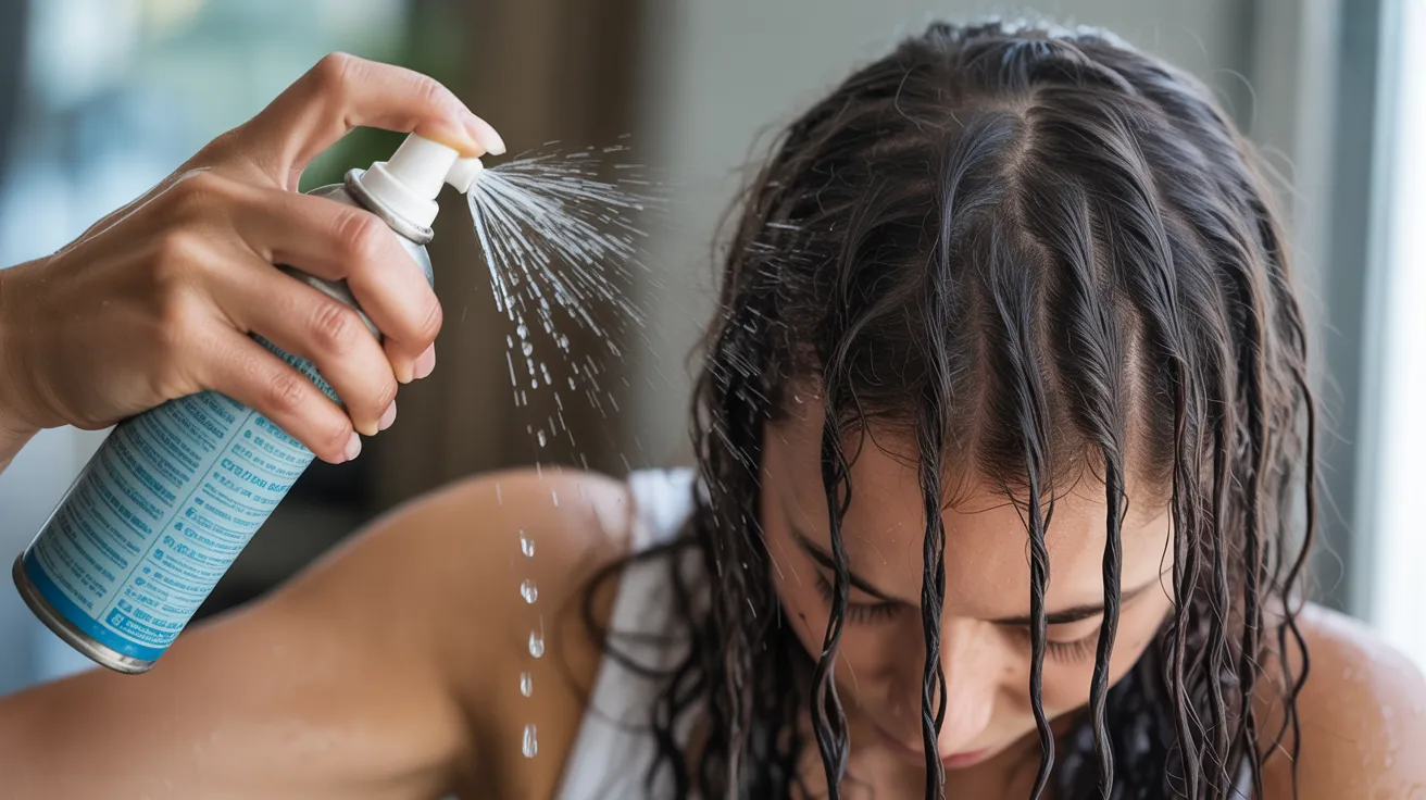 Saturate Locs with Water