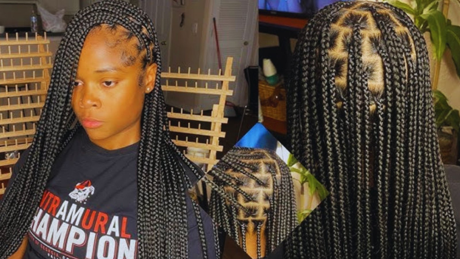 Medium Box Braids