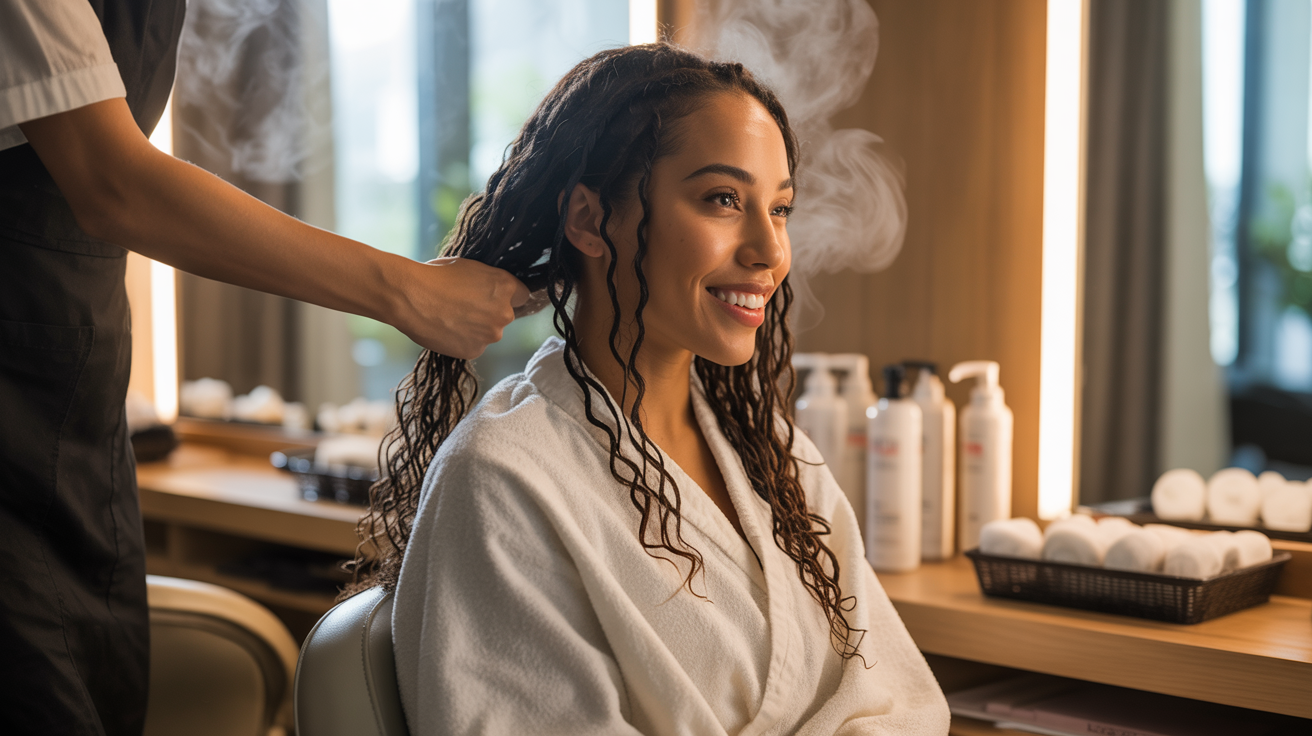 Washing and Deep Conditioning Before Installation