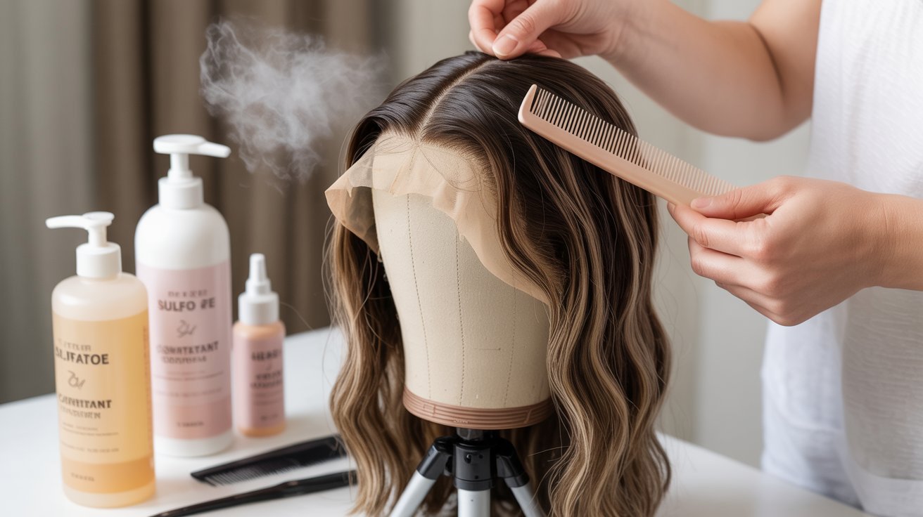 How to Care for a Frontal Wig