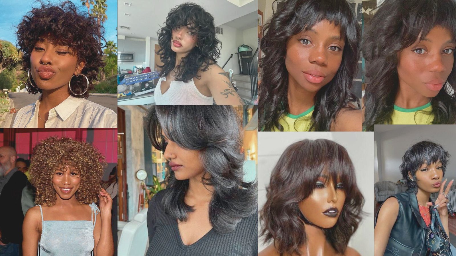 Amazing Wolf Cut Black